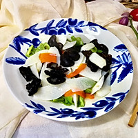 #post-holiday cleansing campaign#Fried black fungus with green pepper and yam Illustration of how to do it 5