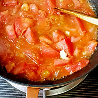 Illustration of how to make tomato and enoki mushroom egg soup 5