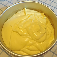 Illustration of how to make 8-inch mango mousse cake 8