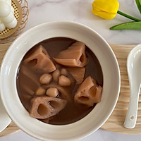 Lotus root and peanut soup recipe 4