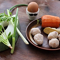 Cuttlefish meatballs, winter melon and fungus pot#seniornutritionist#'s recipe illustration 1