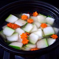 Cuttlefish meatballs, winter melon and fungus pot#seniornutritionist#'s recipe illustration 7