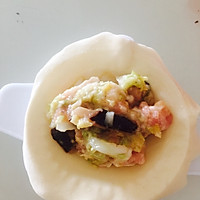 Dumpling wrapper, wonton wrapper (bread machine version) dumpling filling, Illustration of how to cook cute dumplings 18