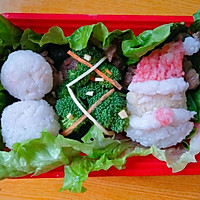 #EnviableChristmas Dinner#Christmas themed bento Illustration of how to do it 10