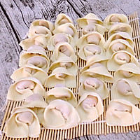 Dumpling wrapper, wonton wrapper (bread machine version) dumpling filling, Illustration of how to cook cute dumplings 7