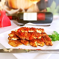 Illustration of how to make pan-fried chicken steak (with bread crumbs) 7