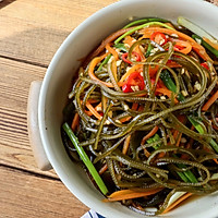 # Travel的tasty#Low-fat, low-calorie cold, sour and spicy Shredded kelp❗️Illustration of how to make cold salad without burden during fat loss period 8