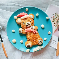 #Enviable Christmas Dinner#Christmas Bear Rice Ball Illustration of how to do it 6