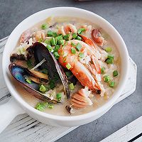 #情龙五粽粽有狠# Raw seafood porridge Illustration of how to do it 15