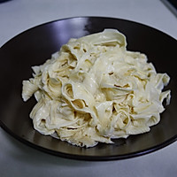 Illustration of how to make boiled yuba 3