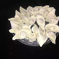 Dumpling wrapper, wonton wrapper (bread machine version) dumpling filling, cute dumpling cooking method illustration 2