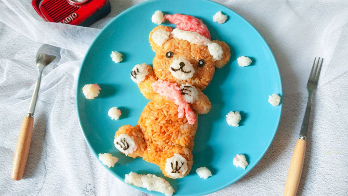 #EnviableChristmasdinner#Christmas Bear Rice Ball