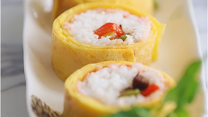 Egg roll rice