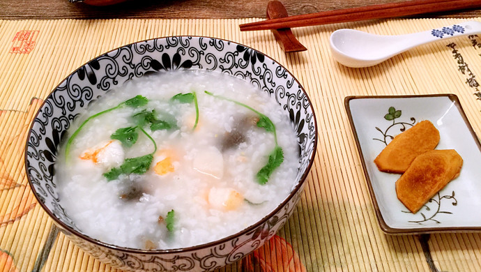 Sea cucumber porridge