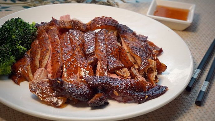 Cantonese style crispy roast goose