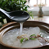 Illustration of how to make pig lung and radish soup nourish the lungs and smooth the qi 8 