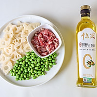 Beginning of Winter Recipe | Illustration of Stir-fried Beef with Lotus Root and Edamame 1