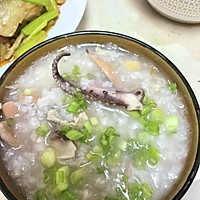 Illustration of how to make squid porridge 4