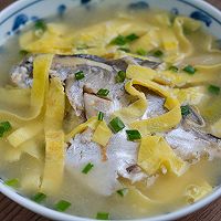 #Autumn Health Eat Like This#Egg Silk Flat Fish Soup Illustration of how to do it 8