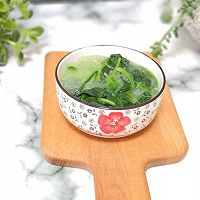 Illustration of how to make vermicelli spinach soup 8