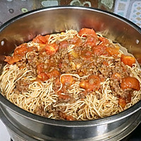 #Autumn Health Eat Like This#Steamed Beef Braised Noodles with Tomato Sauce ❤️Illustration of how to make steamed noodles staple food 8