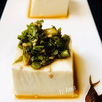 #春日limited on the dining table#Cold Toon Pine Nut Tofu Pure Vegetarian Illustration of how to do it 11