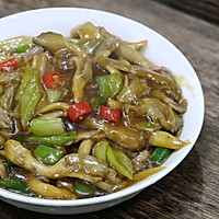 Illustration of the lazy quick-hand dish of stir-fried green onions with straw mushrooms 10 