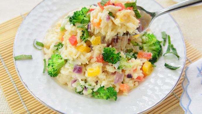 Cream Cheese Vegetable Risotto