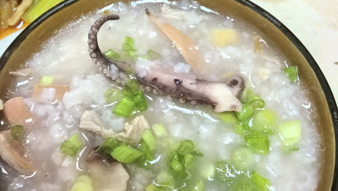 Squid porridge