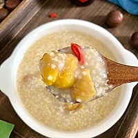 #Autumn Health Eat Like This#How to make chestnut two-meter porridge Illustration 8