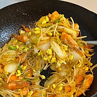 # Travel的tasty#Fresh shrimp, baby vegetables and stir-fried bean sprouts Illustration of how to do it 13