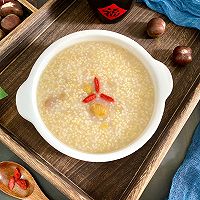 #Autumn Health Eat Like This#How to make chestnut two-meter porridge Illustration 6