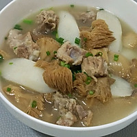 Hericium yam and pork ribs soup recipe 10