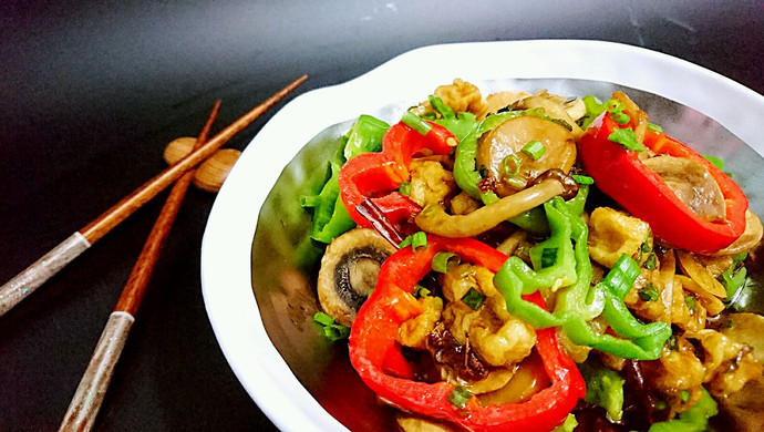 Pleurotus eryngii with oyster sauce