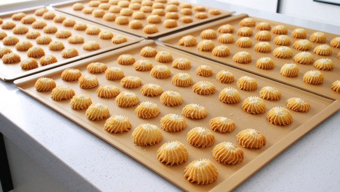 Light Cream Almond Cookies