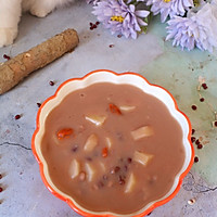 #Autumn Health Eat Like This#Warming and Removing Dampness Yam Red Bean Illustration of how to make barley porridge 12