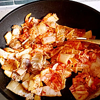 Illustration of how to make stir-fried pork belly with spicy cabbage 9