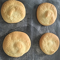 Afternoon tea-Illustration of how to make senbei cake with meat floss 12