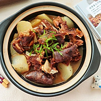 #Autumn Health Eat Like This#Recipe for braised mutton and radish pot Illustration 9