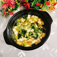 #Autumn Health Eat Like This#Poached Egg Wakame Tofu Soup Illustration of how to do it 14