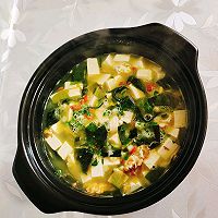 #Autumn Health Eat Like This#Poached Egg Wakame Tofu Soup Illustration of how to do it 9