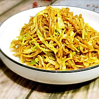 Stir-fried cabbage shredded pancakes—10-minute quick recipe illustration 9 