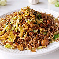 Illustration of spicy grandma's fried noodles 8