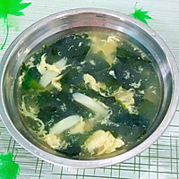 Illustration of how to make wakame and yam soup 5