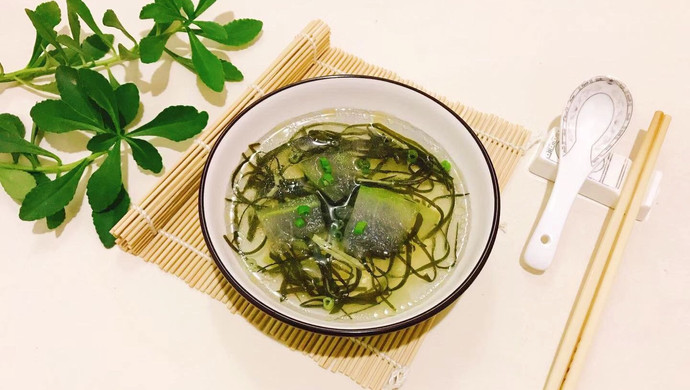 Winter Melon and Seaweed Soup