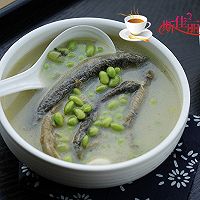 Illustration of how to make green bean and loach soup 10