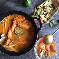 Tom Yum Seafood Soup#If you don’t lose weight in spring, you will get a lot of meat in summer. #How to practice illustration 16