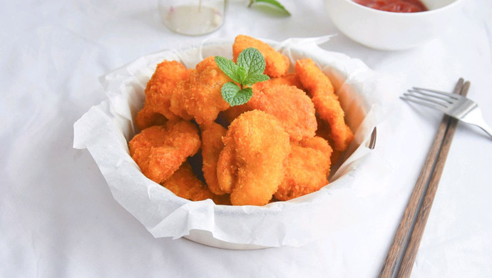 Fried chicken nuggets