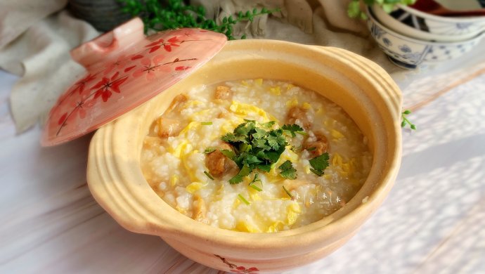 Sausage and Egg Shredded Porridge