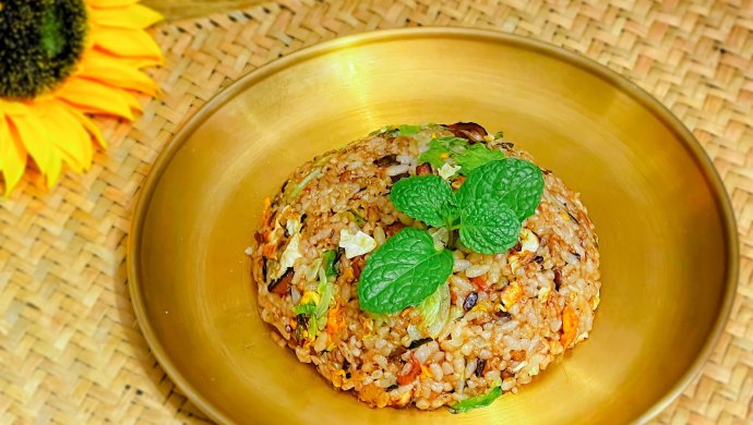 Fried rice with French fries